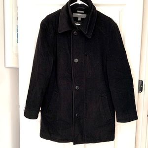 Perry Ellis Portfolio Coat Cashmere Wool Blend M